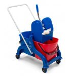 Plastic Trolley 30L with Painted Push Bar Filmop Italy